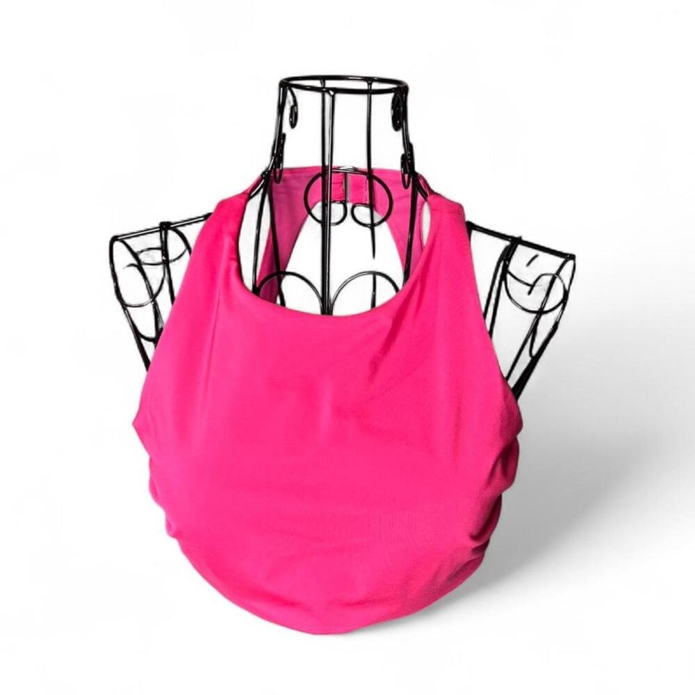 Athleta Pink Swim Top 36DD/DDD High Support Bikini Swimwear